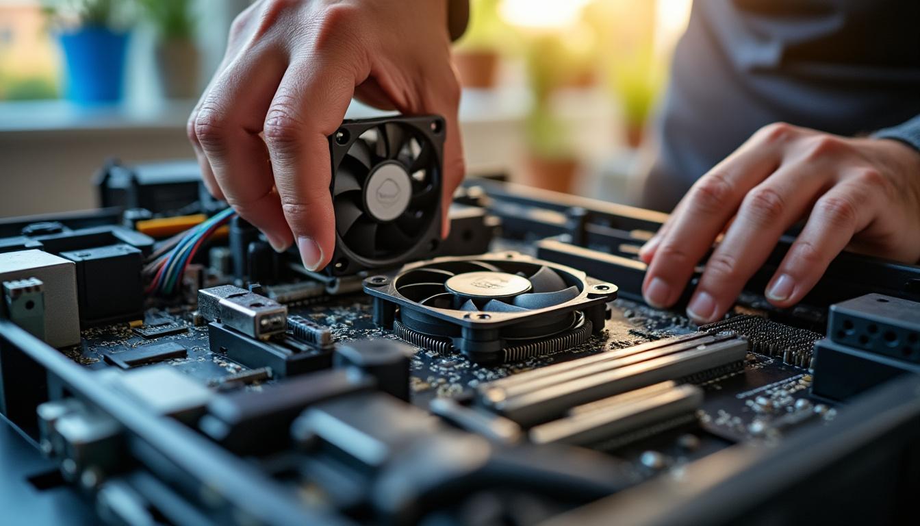 Illustration: Définition et rôle d’un ventilateur dans un PC