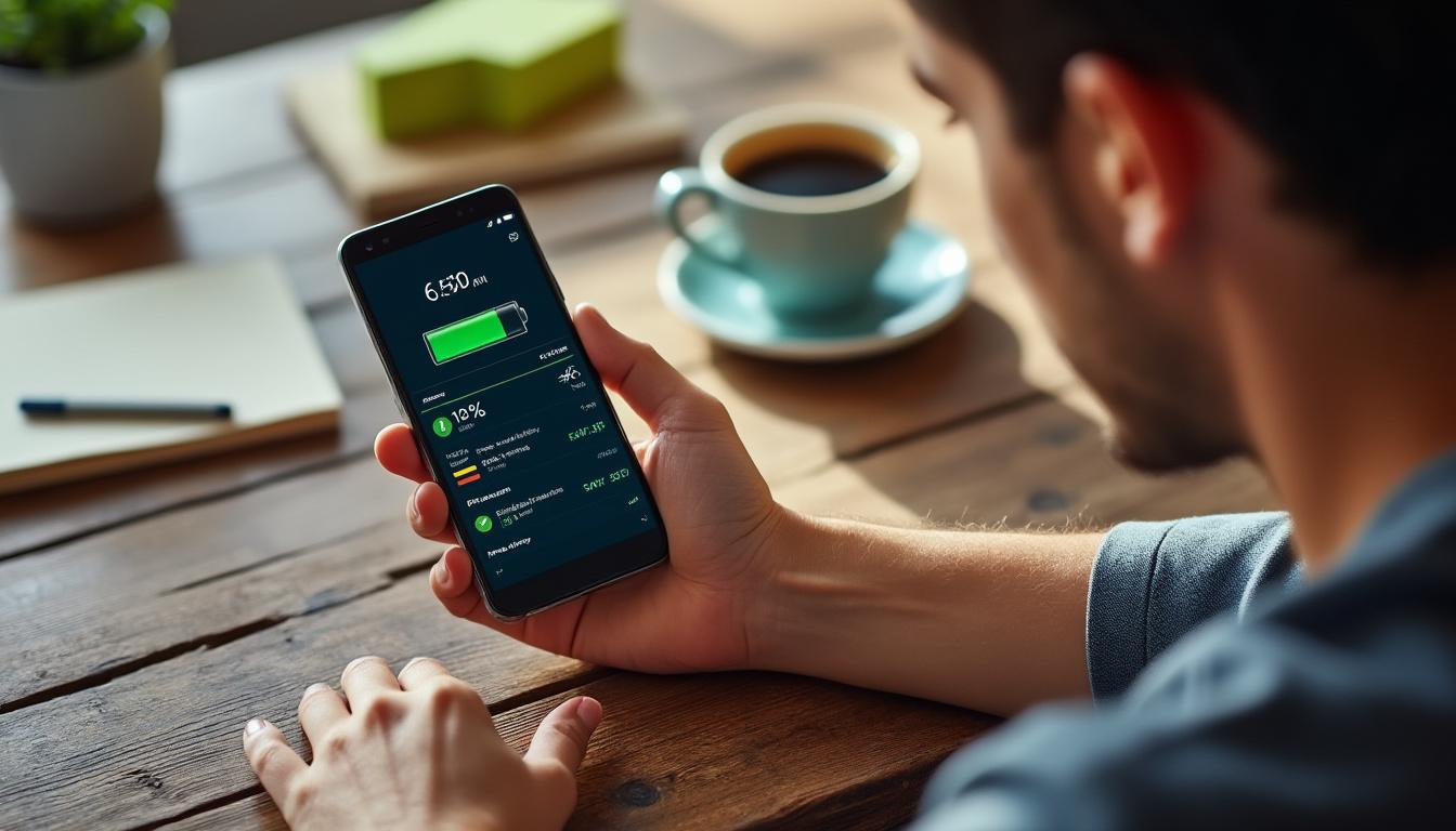 Illustration: Comprendre le fonctionnement de la batterie sur un smartphone Android