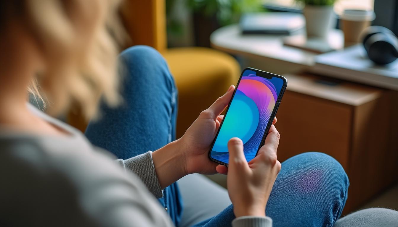 Illustration: Changer le fond d’écran et personnaliser les thèmes sur Android