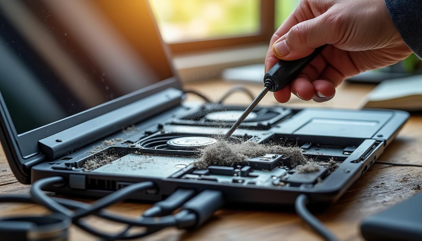Illustration: Les causes principales de la surchauffe d’un PC
