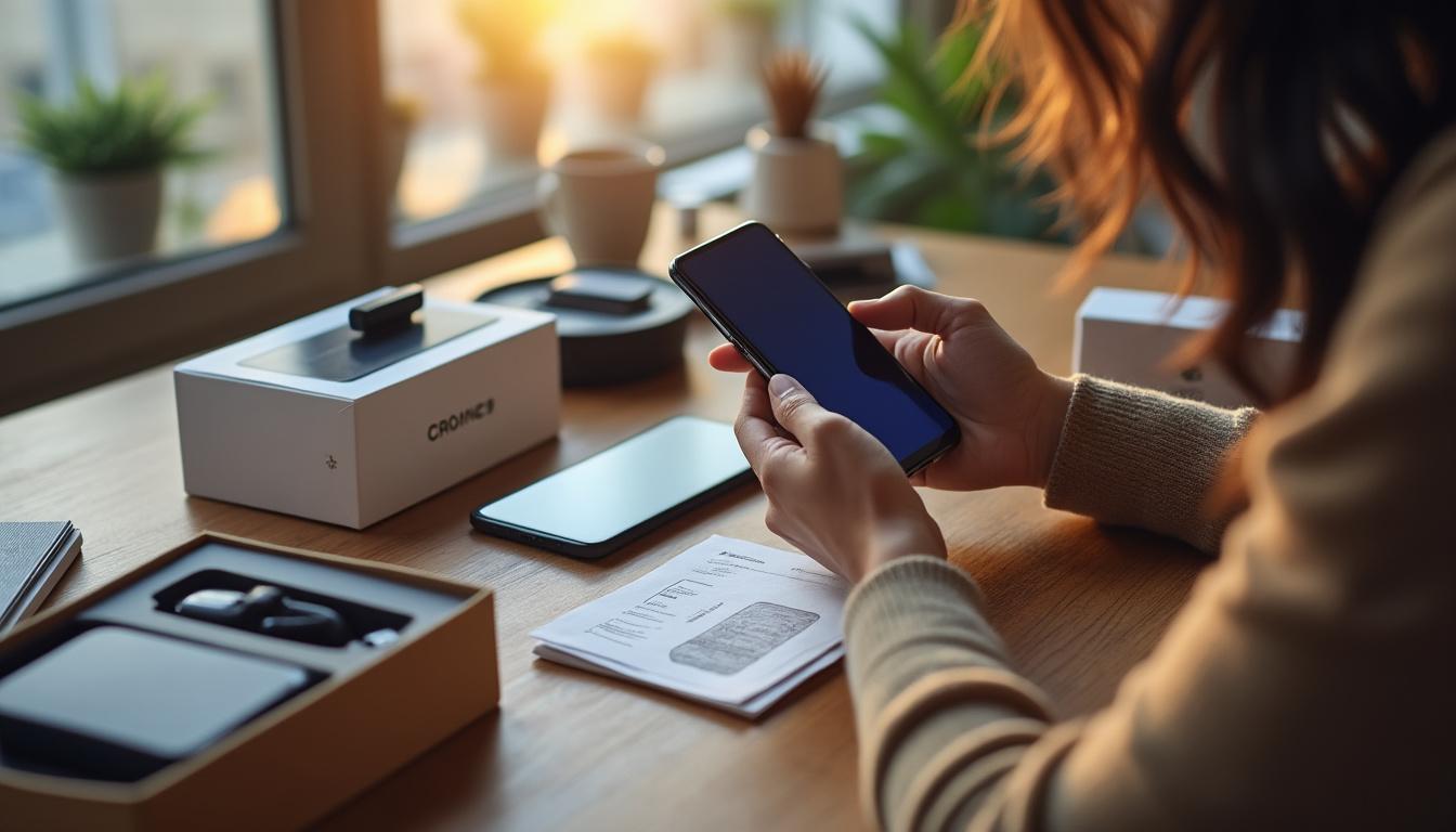 Illustration: Préparer son appareil pour la configuration initiale Android