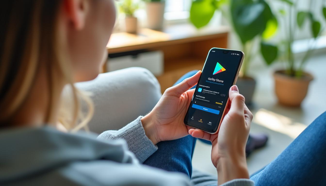 Illustration: Tutoriel pour installer une application Android depuis le Play Store