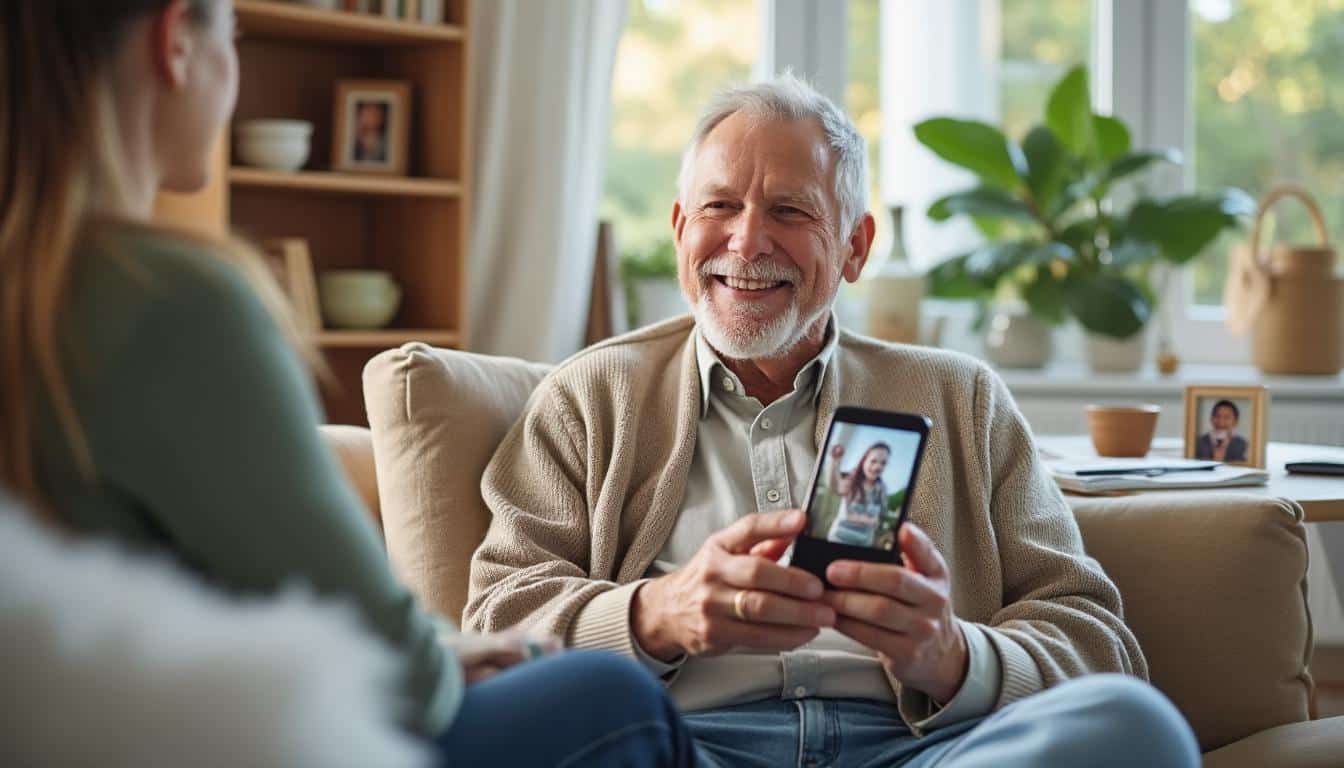 Illustration: Les bénéfices concrets du smartphone pour le senior au quotidien