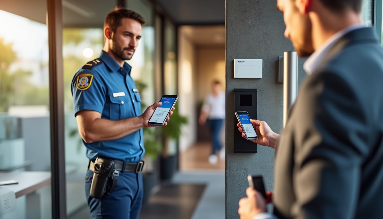 Illustration: Définition et fonctionnement des badges NFC dans les systèmes d’accès