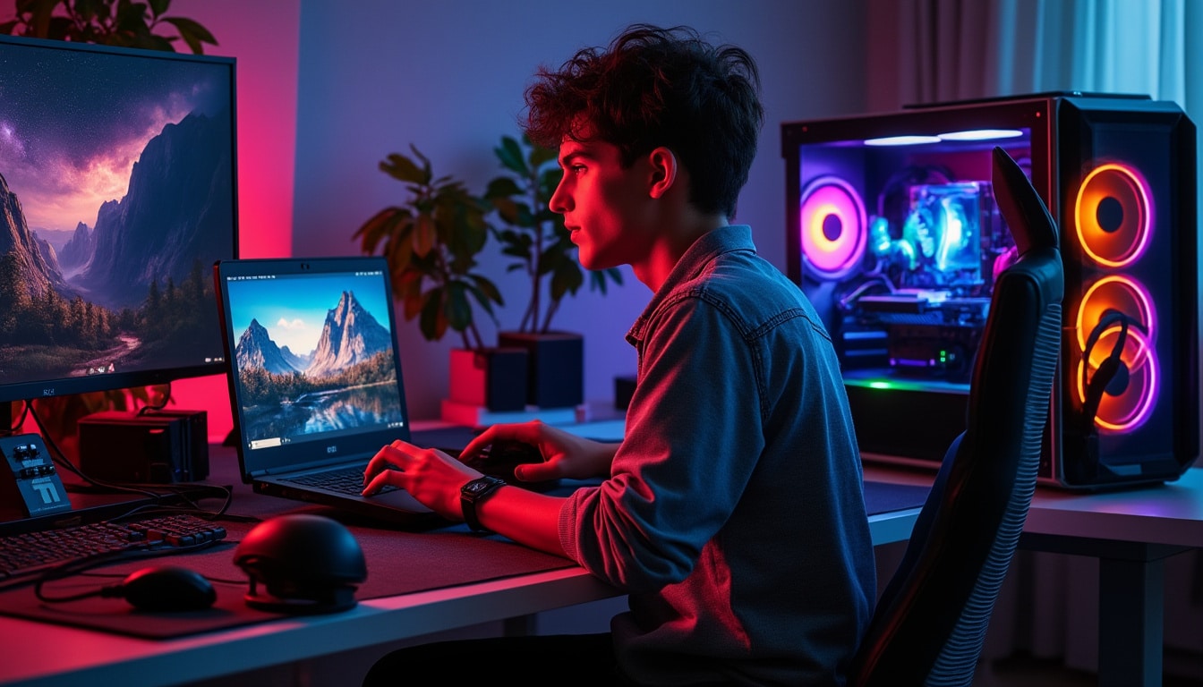 Illustration: Comprendre les différences essentielles entre un PC gamer portable et un PC gamer fixe